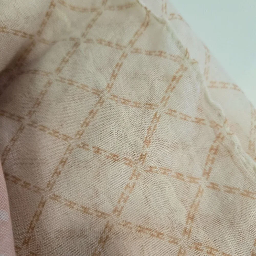 RJ Tiamao Vintage Blush Horseshoe Western Scarf